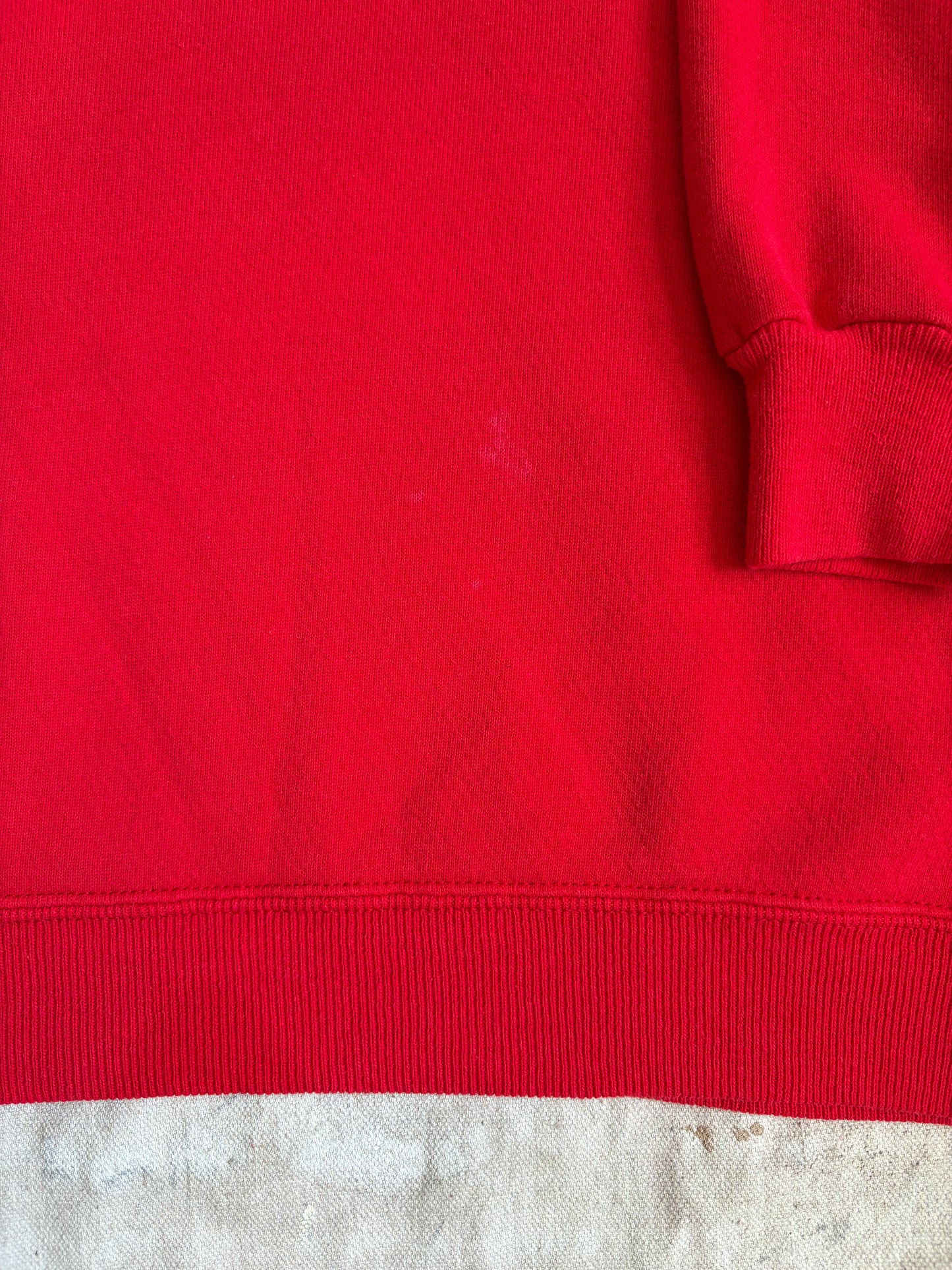 Vintage 90s Blank Red Sweatshirt