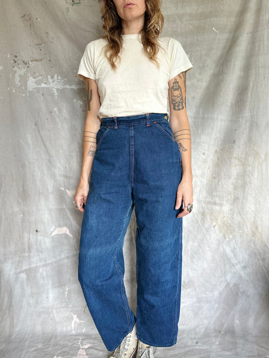 50s Side Zip Jeans