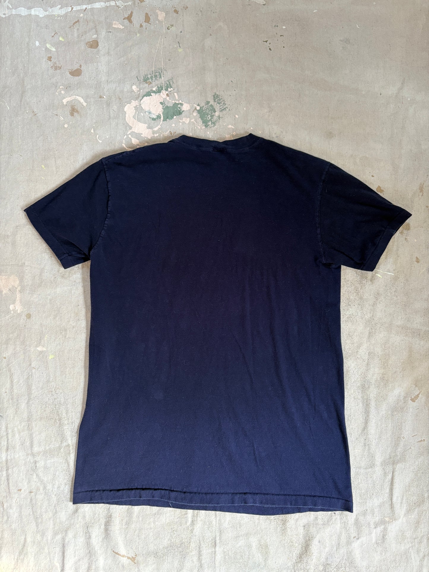 90s Calvin Klein Blank Navy Blue Tee