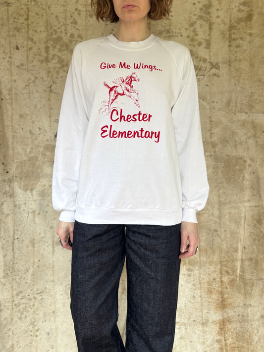 90s Chester Elementary Pegasus Sweatshirt