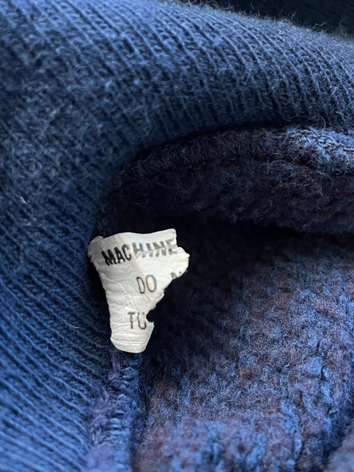 80s Blank Blue Short Sleeve Sweatshirt