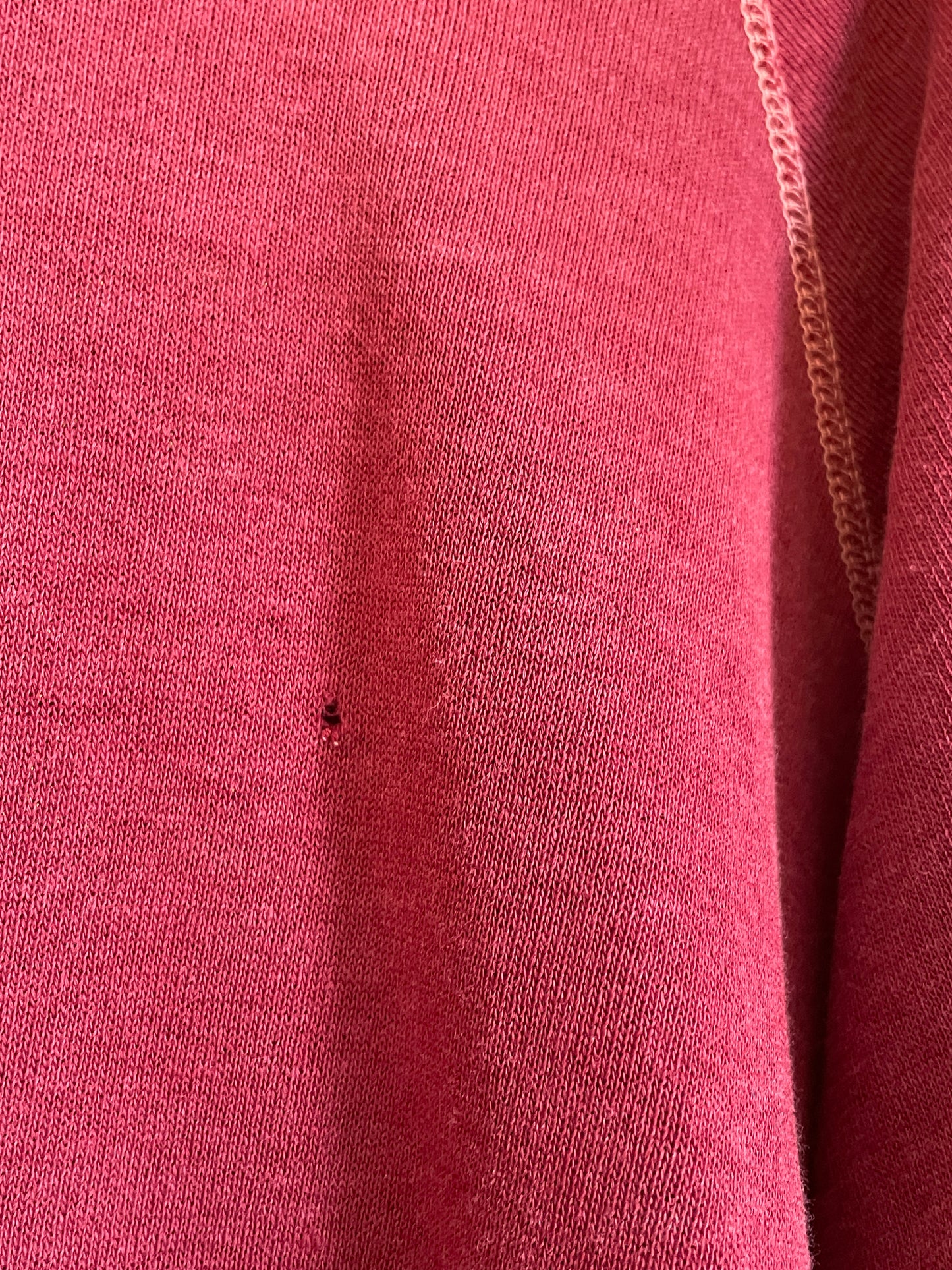 80s Blank Maroon Hoodie