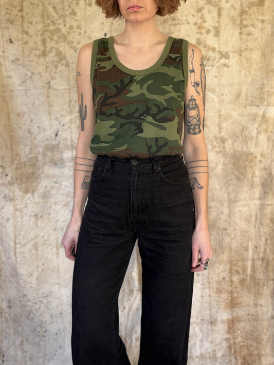 90s Woodland Camo Tank Top