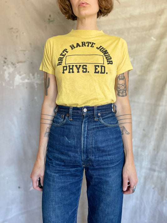 80s Bret Harte Junior Phys. Ed. Tee