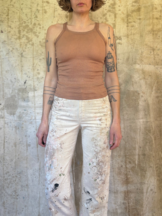Vintage 50s Hanes Overdyed Tank Top