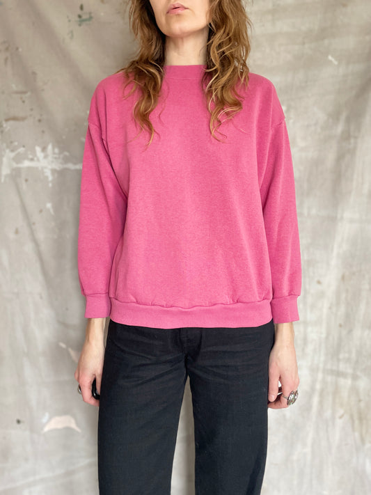 90s Blank Pink Sweatshirt