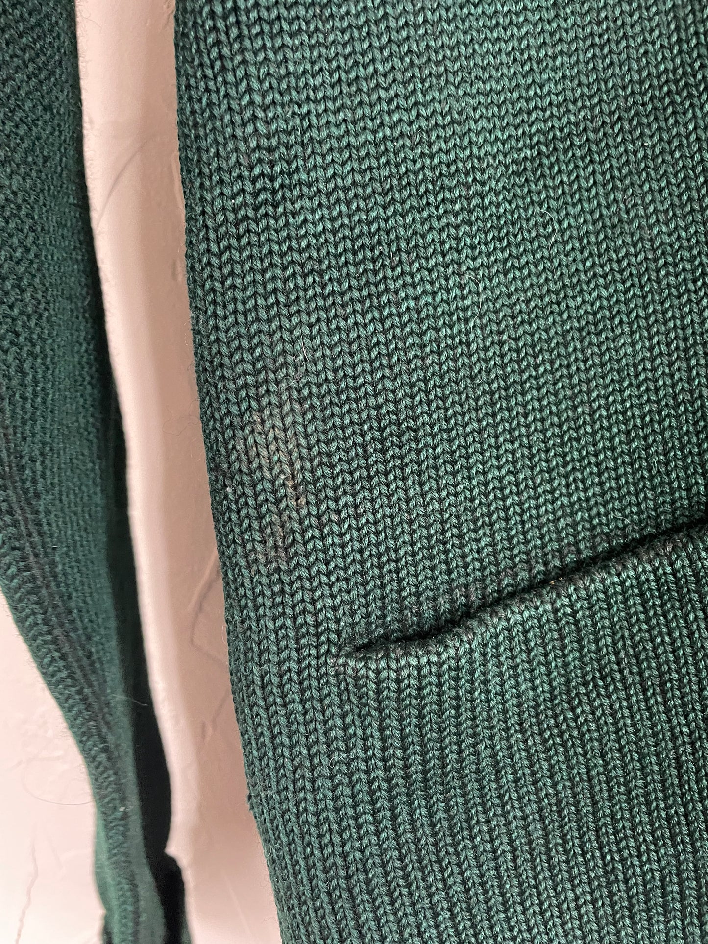 50s Green Letterman Sweater
