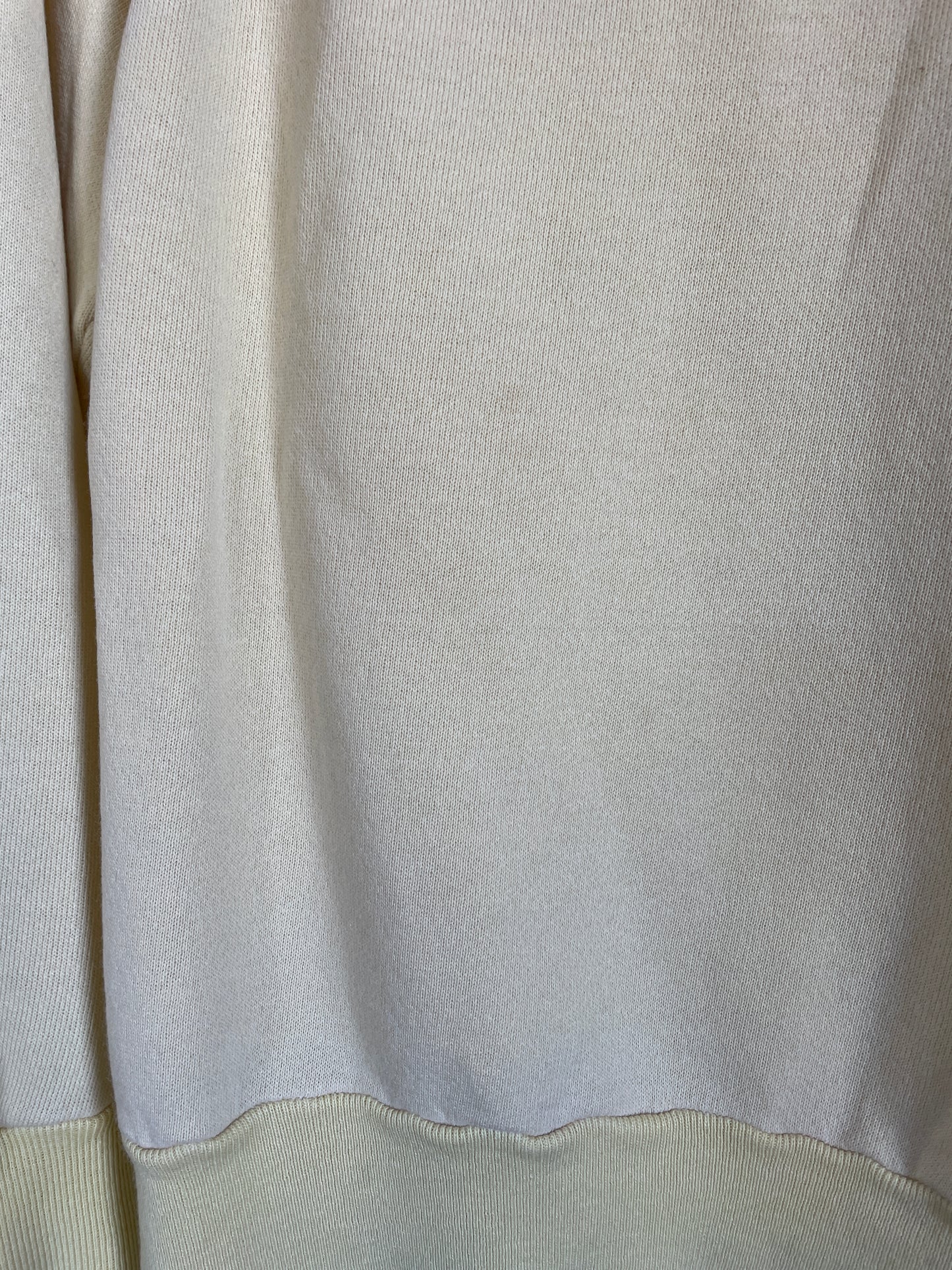 80s Blank Yellow Sweatshirt