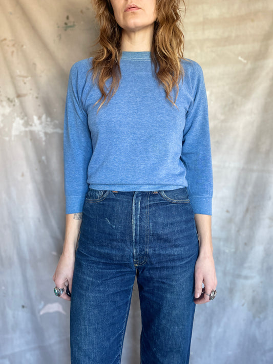 70s/80s Blank Blue Sweatshirt