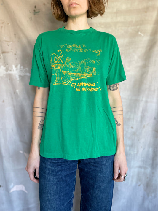 80s Timber Slugs Camp Baker BSA Tee