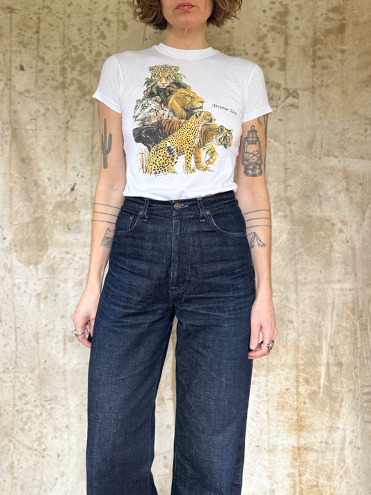 Vintage 80s Bronx Zoo Animal Tee