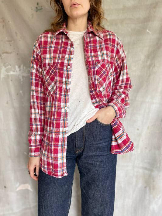 80s Big Mac Plaid Flannel Shirt