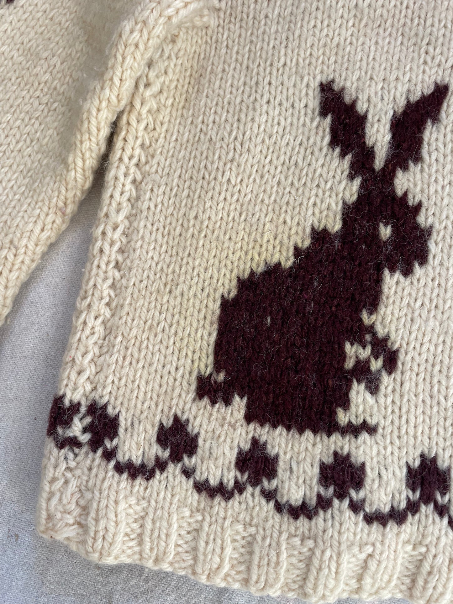 70s Children’s Bunny Rabbit Sweater