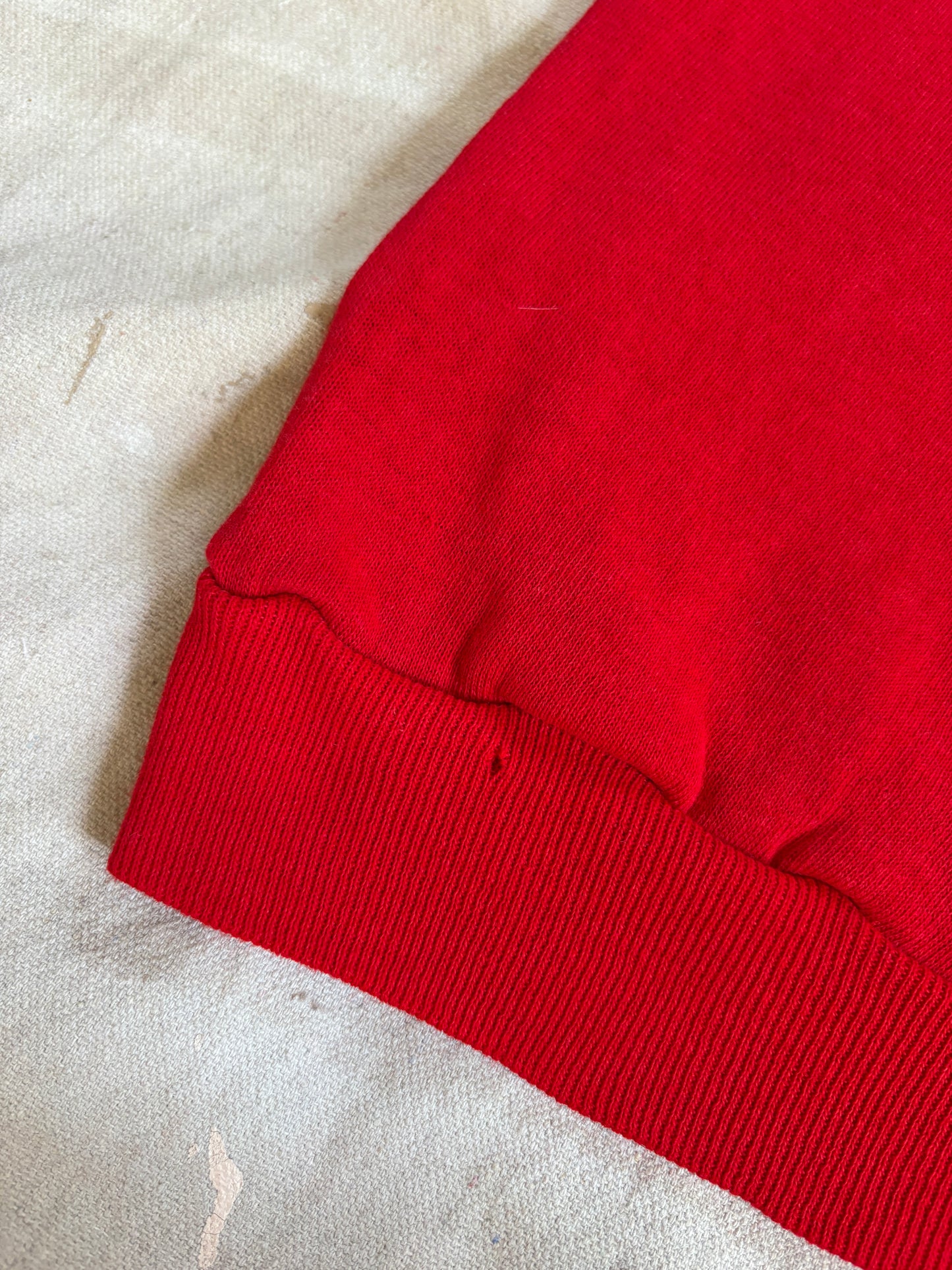 70s/80s Blank Red Sweatshirt