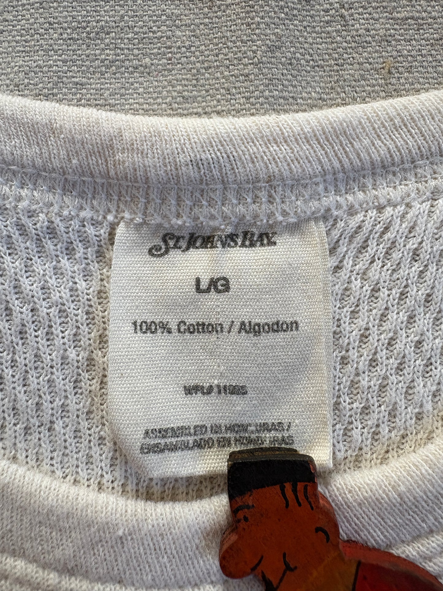 90s Blank White Thermal Undershirt