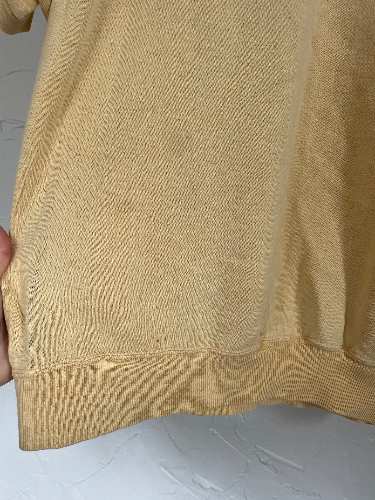 70s/80s Blank Yellow Sweatshirt