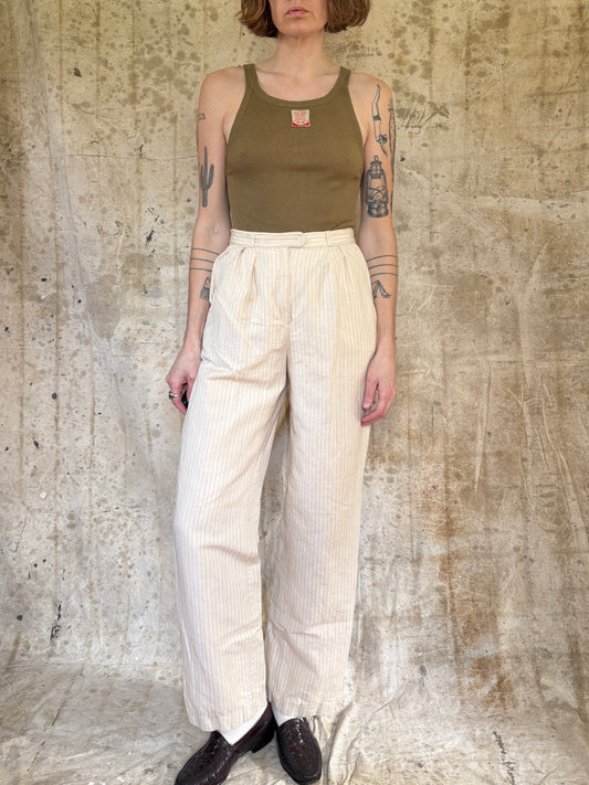 90s Pinstripe Trousers