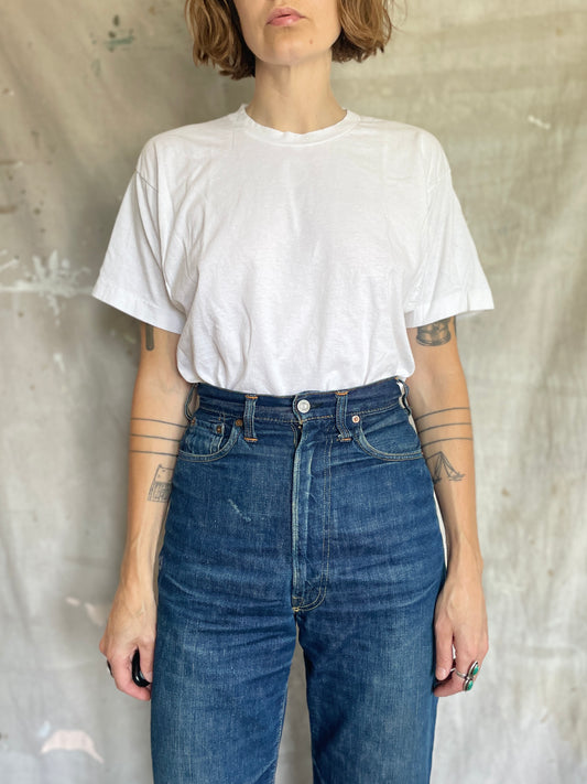 80s Blank White Tee