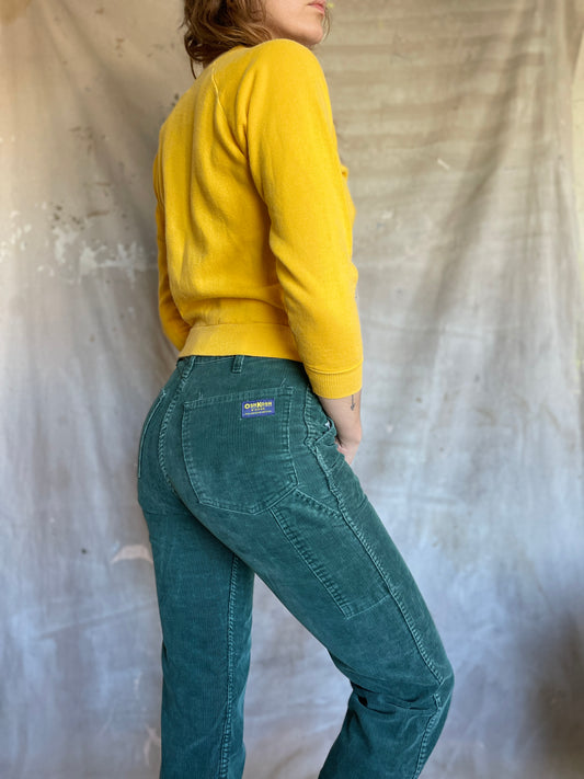 80s Green Corduroy OshKosh Carpenter Pants