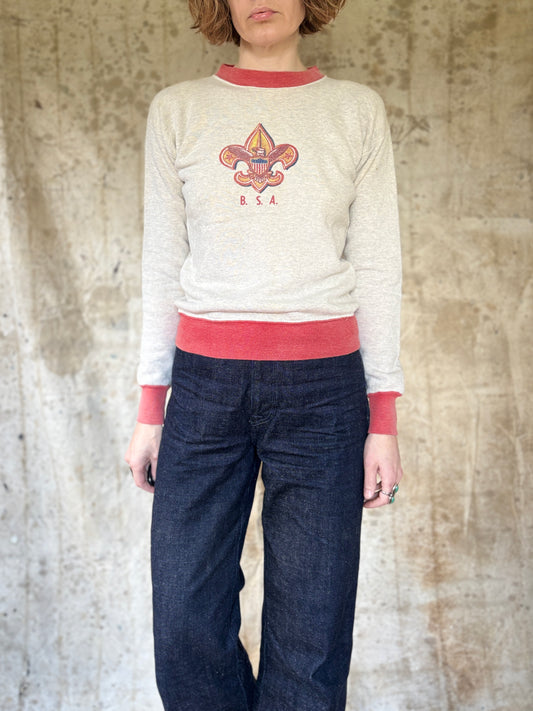 50s/60s BSA Boy Scout’s Two Tone Sweatshirt
