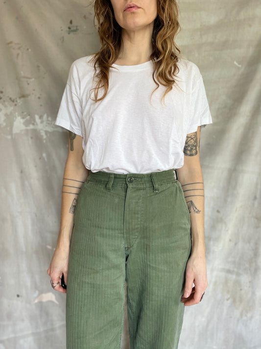 60s Military Undershirt Blank White Tee