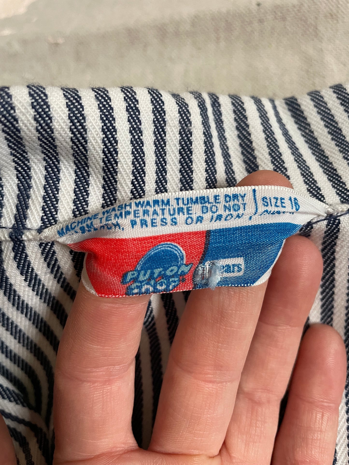 70s/80s Express Stripe Jean Jacket