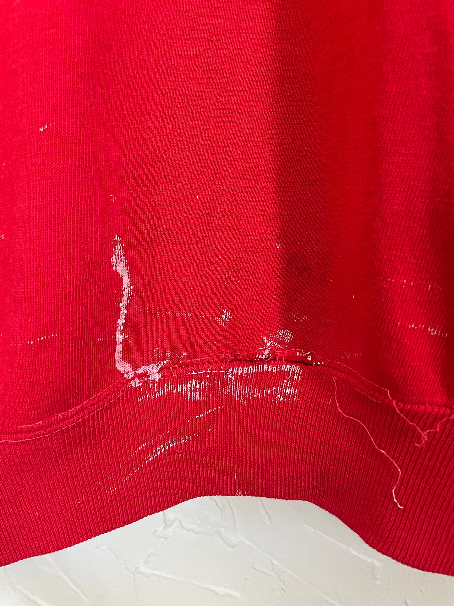 70s Blank Red Sweatshirt