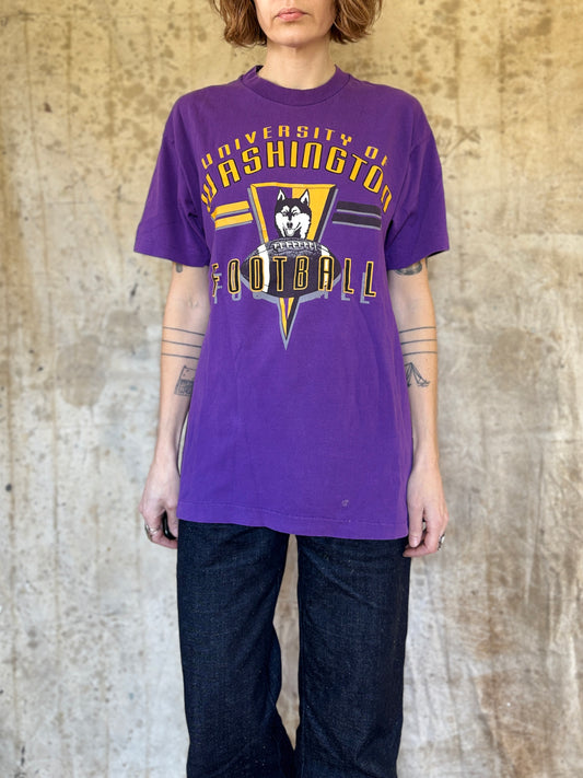 90s University Washington Huskies Football Tee