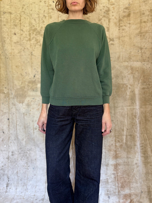 90s Hanes Blank Evergreen Sweatshirt