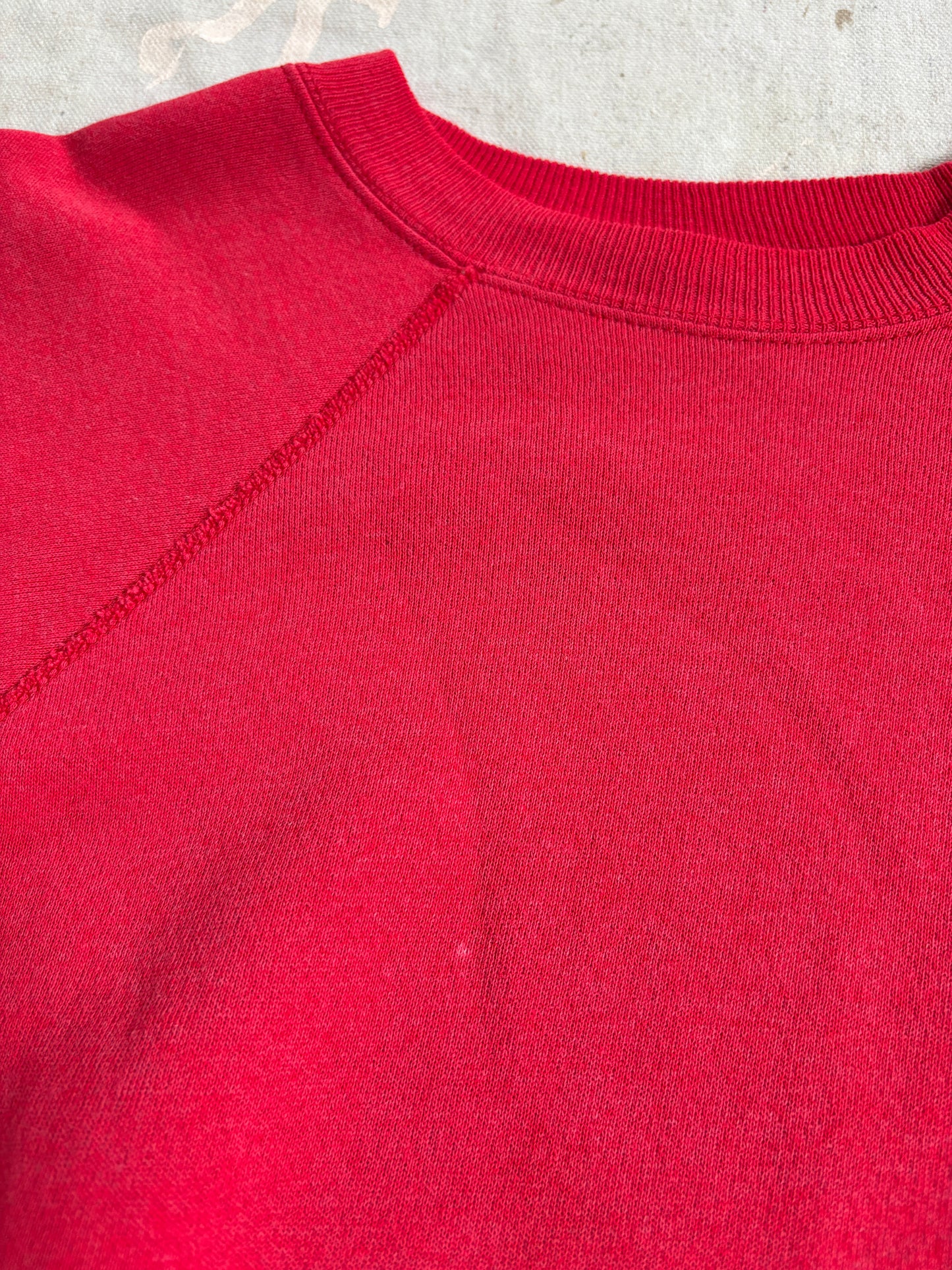 Vintage 80s Blank Red Sweatshirt
