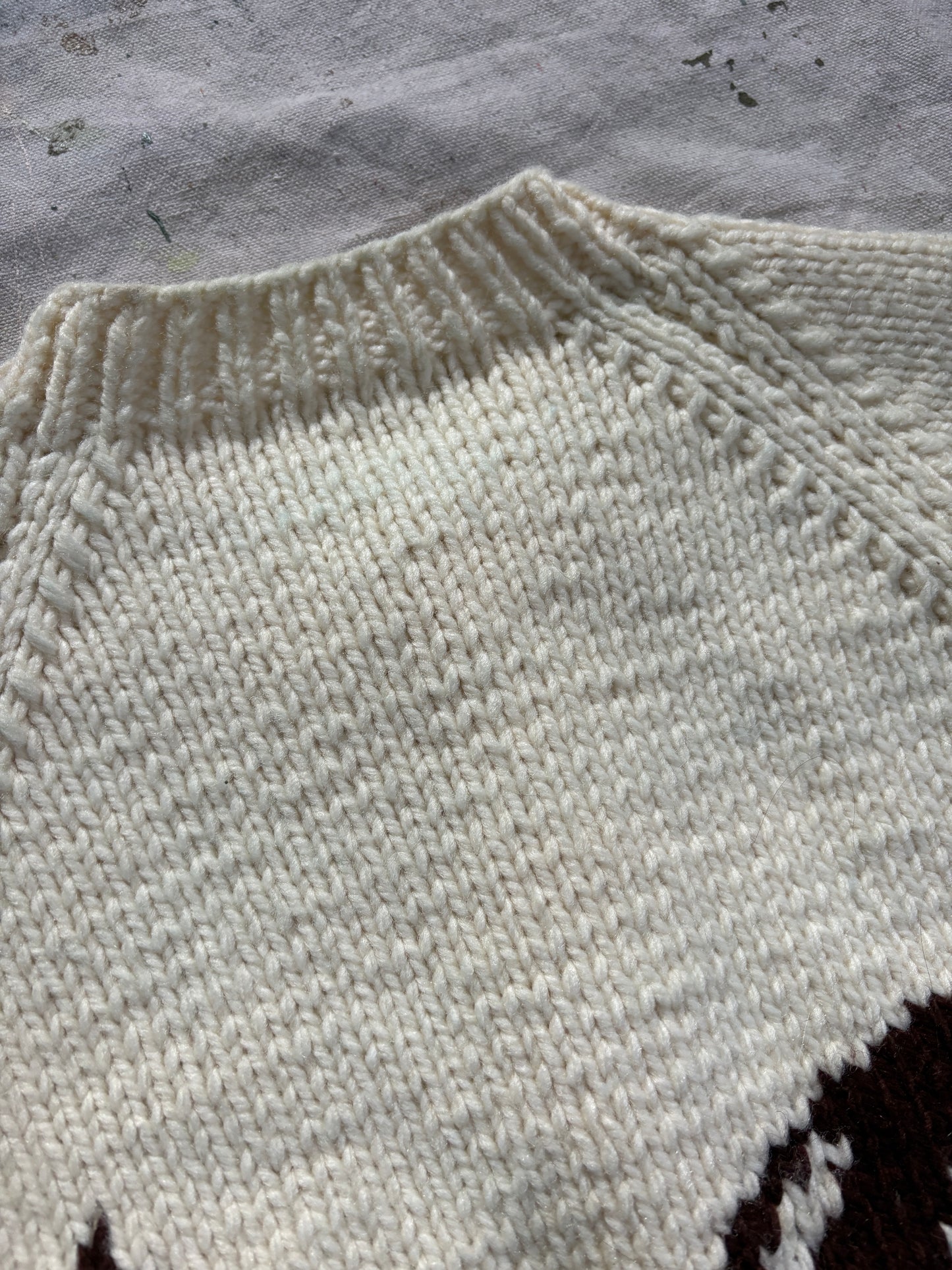 70s Hand Knit Mary Maxim “Mallard” Sweater