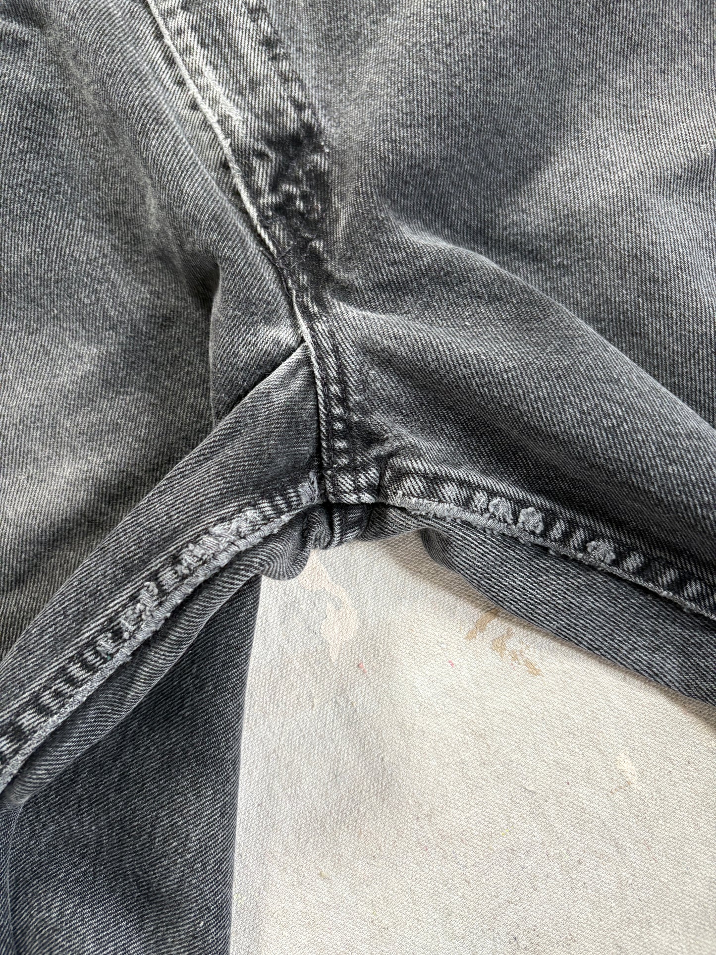 Vintage 90s Faded Black Orange Tab Levi’s 550 Jeans