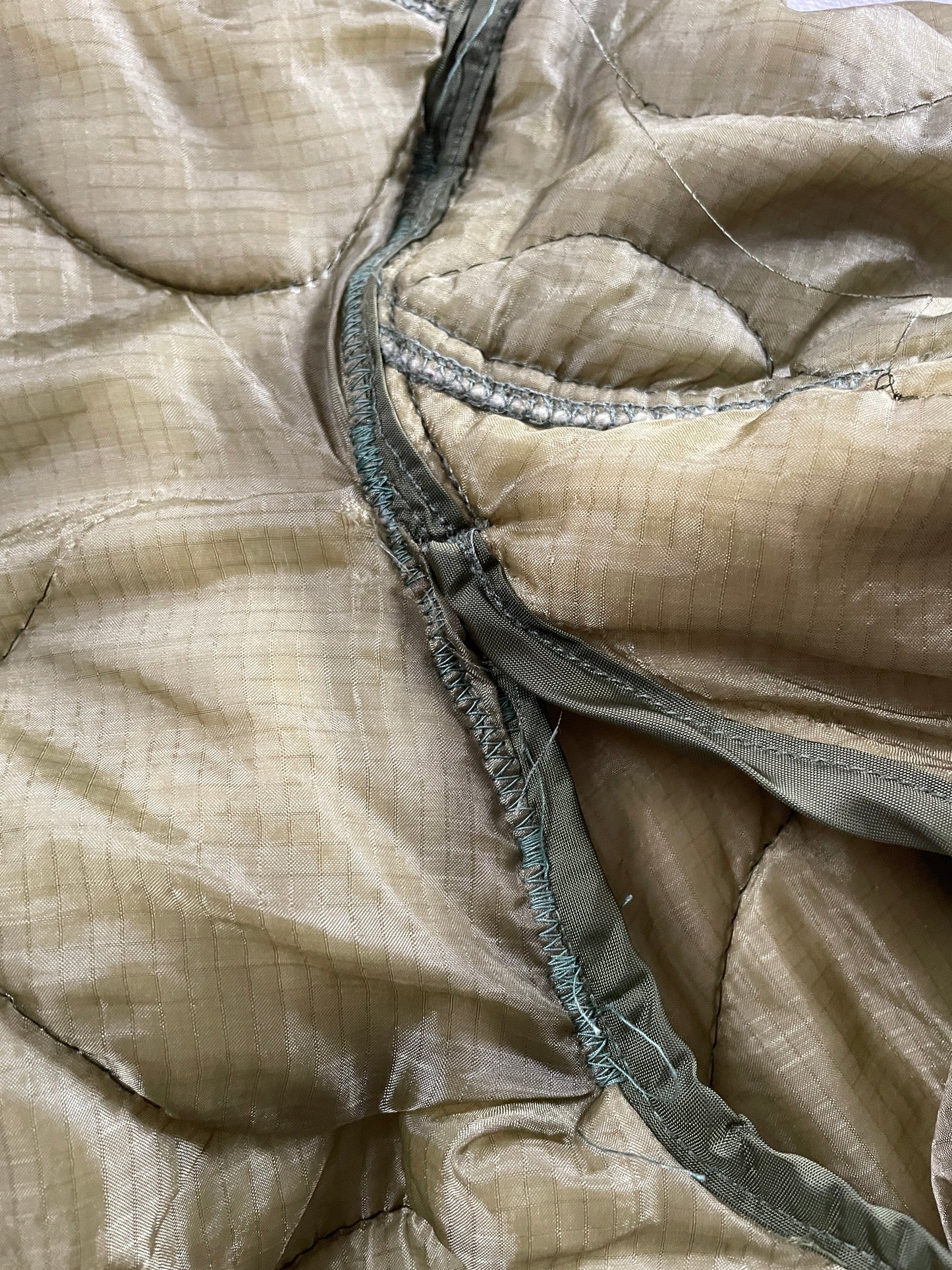 80s Military Quilted Liner Jacket