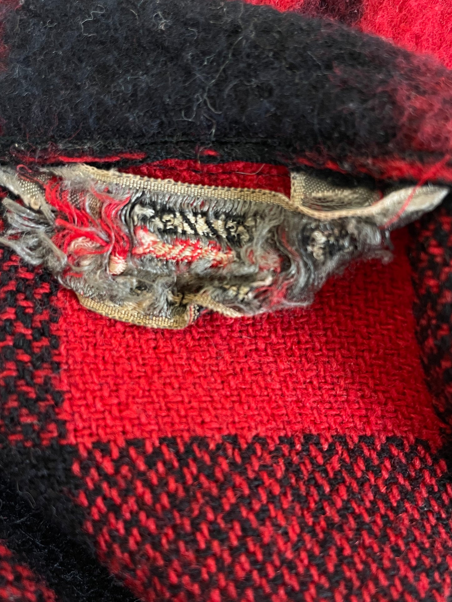 60s Penney’s Buffalo Plaid Wool Shirt Jacket