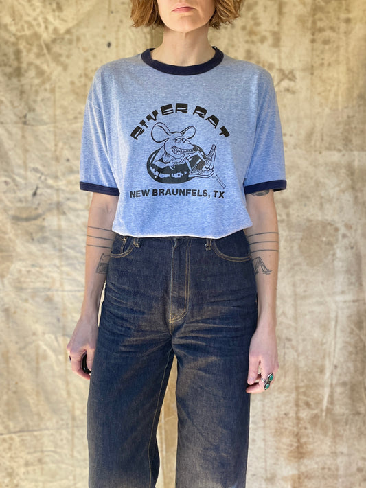80s New Braunfels Texas River Rat Tee