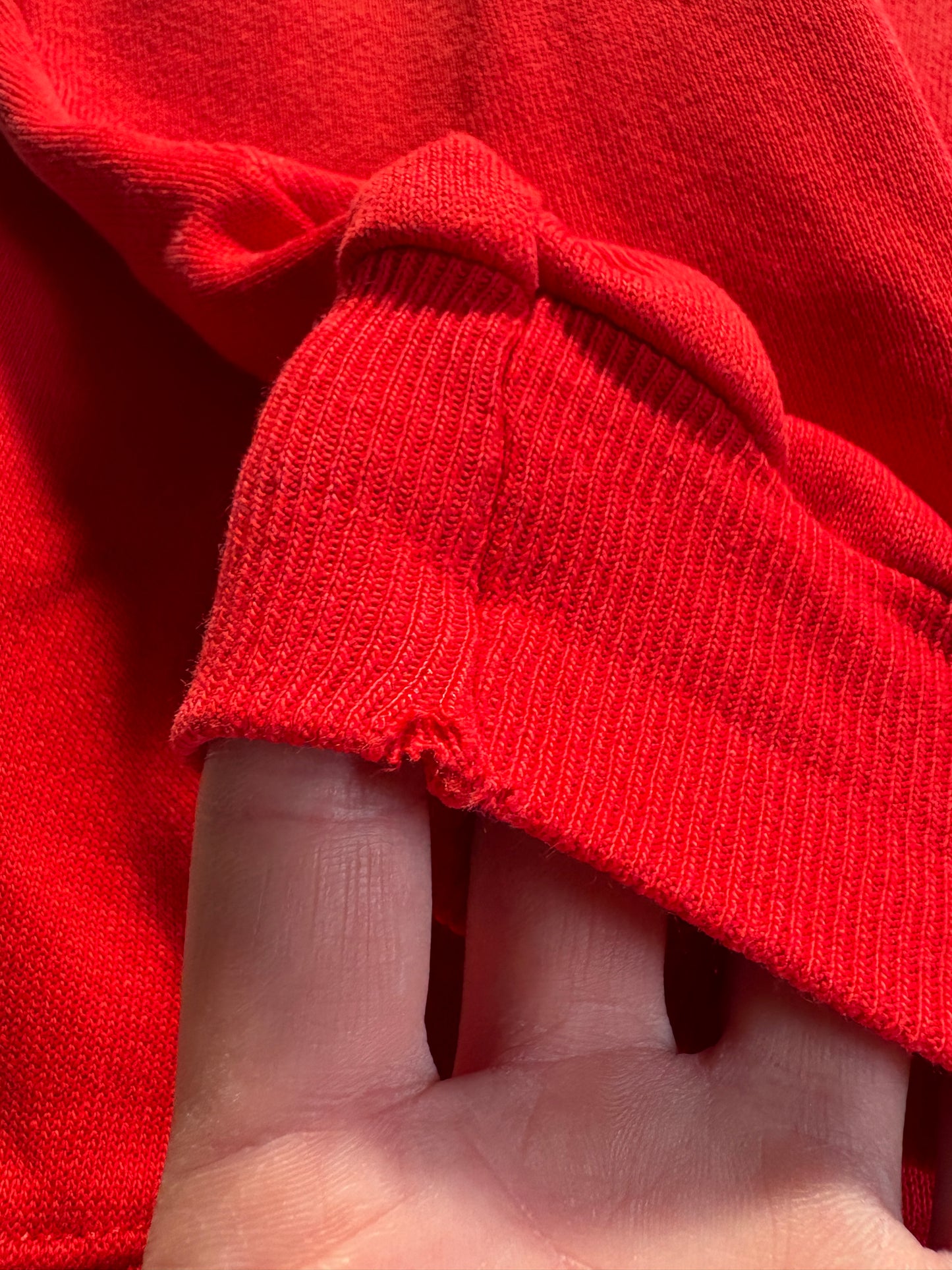 Vintage 80s Blank Red Sweatshirt