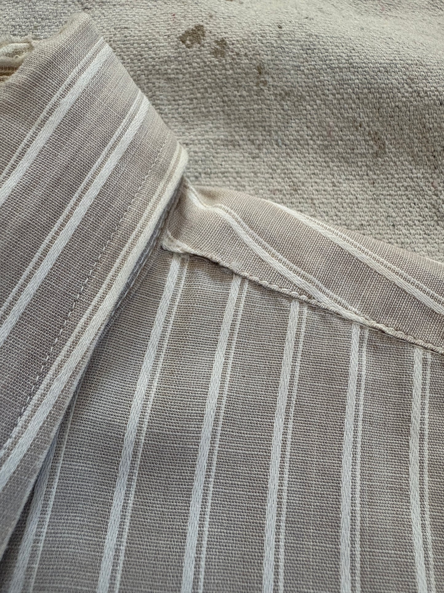 50s Arrow Sanforized Stripe Button Down Shirt