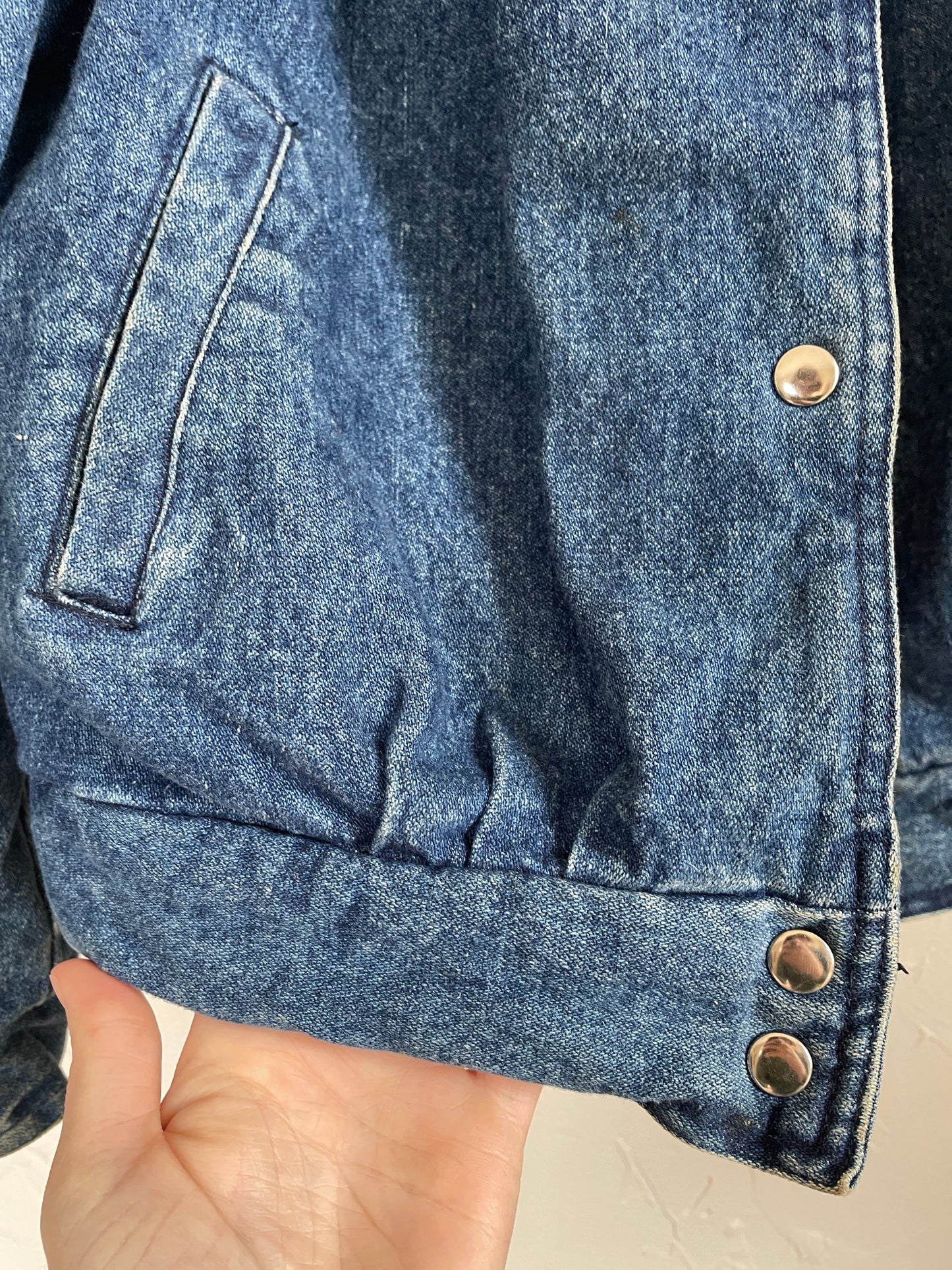 80s Blanket Lined Jean Jacket