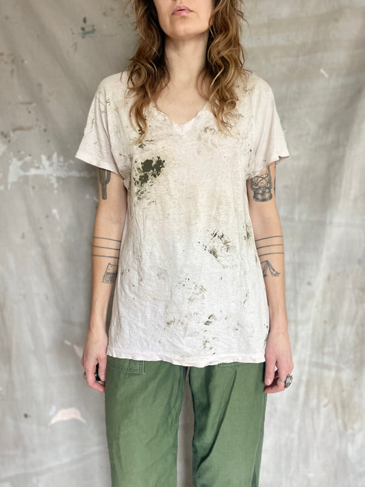 80s/90s Thrashed White Tee