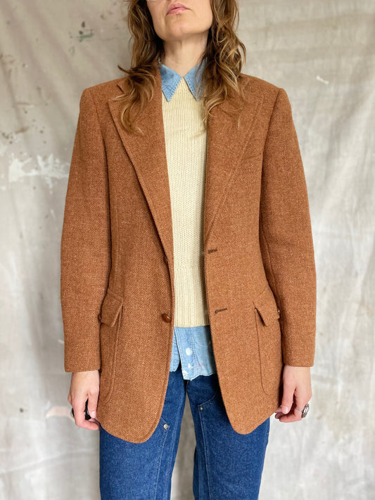 70s Burnt Sienna Nordstrom Blazer