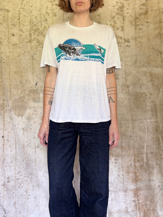 80s Oregon Coast Humpback Whale Tee