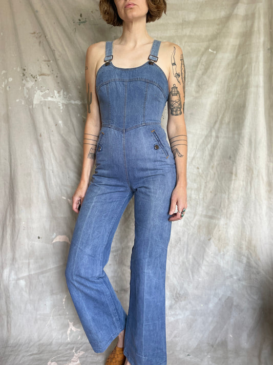 70s H.I.S. Denim Jumpsuit