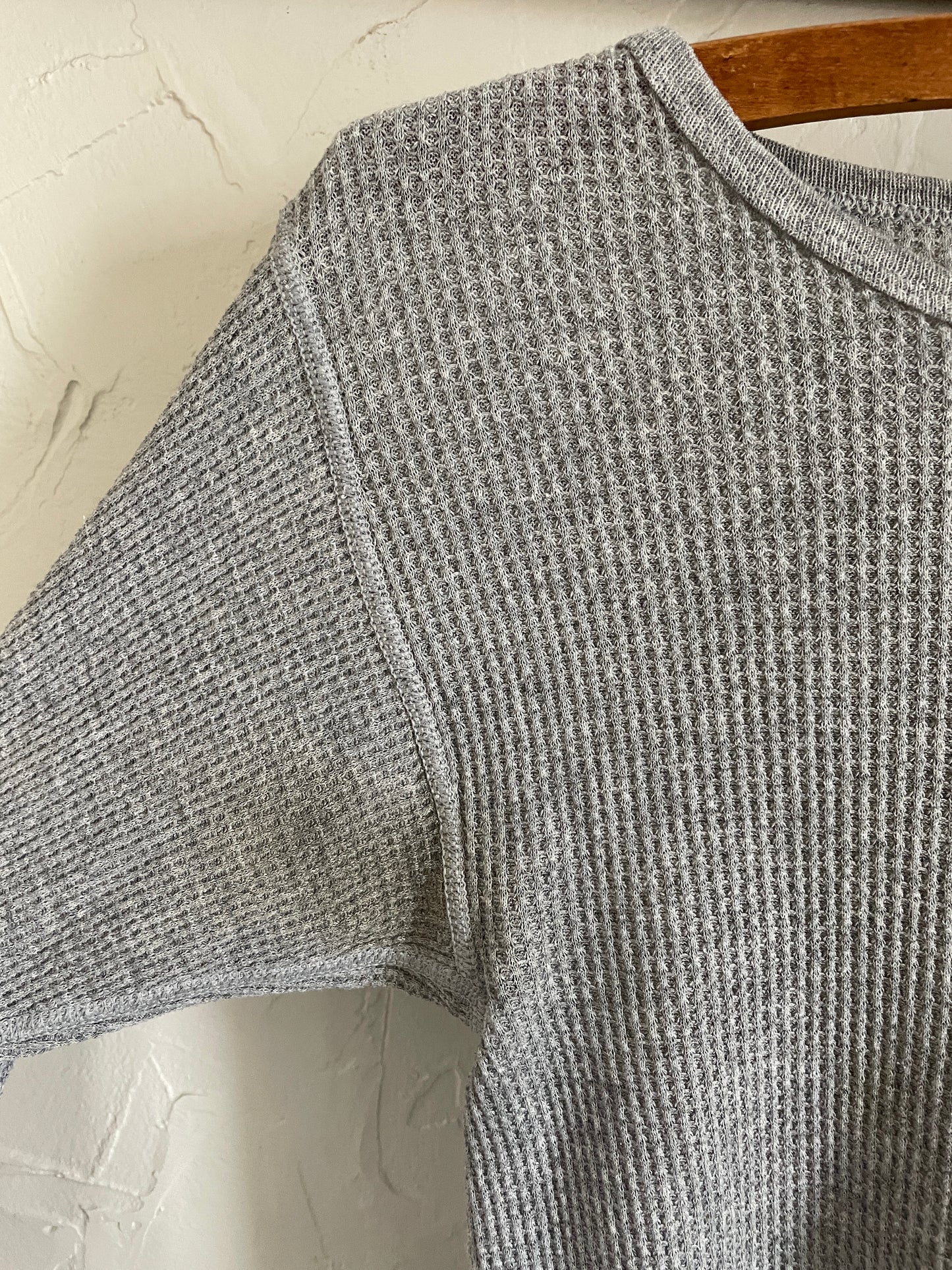 90s Heather Grey Thermal Undershirt