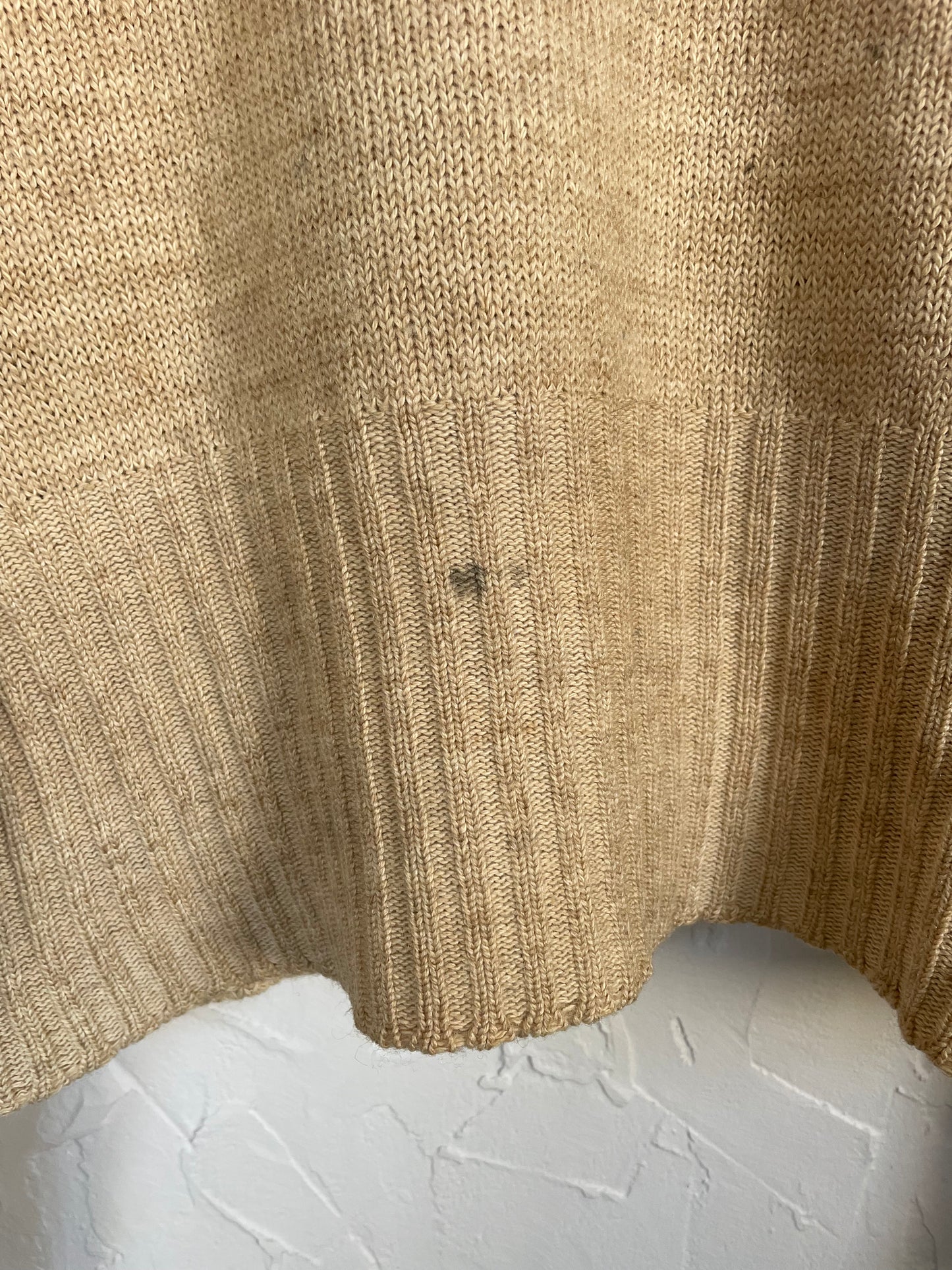 40s Oat Varsity Sweater