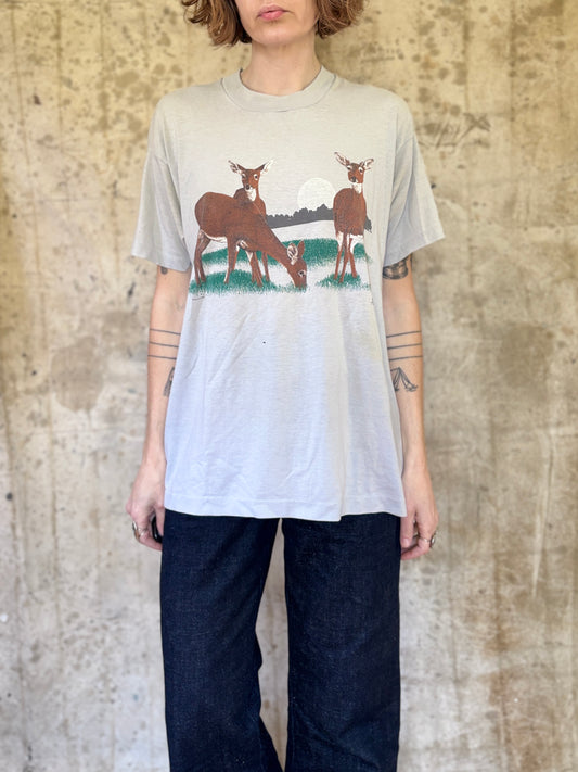 80s Grazing Deer Tee