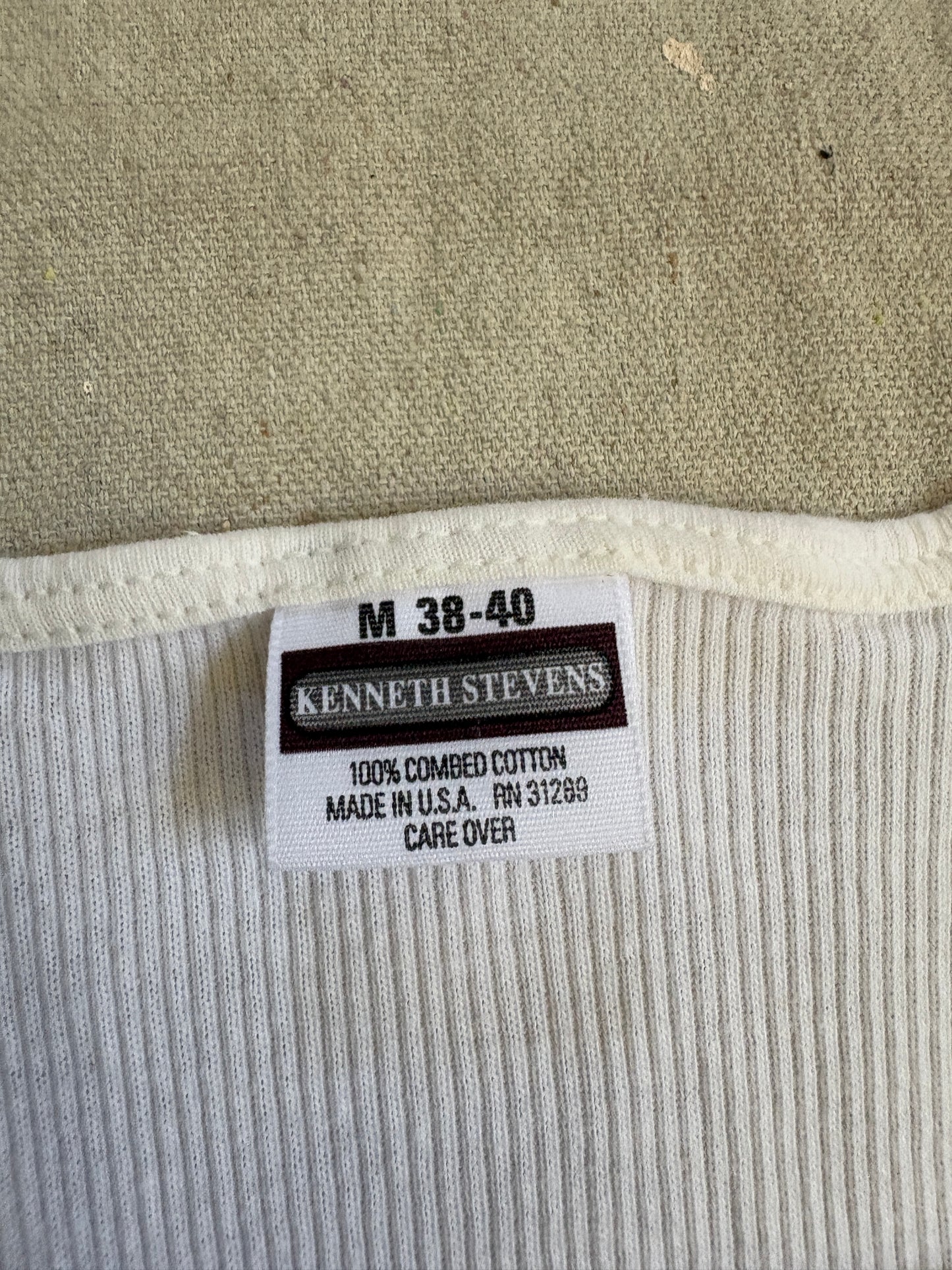 Vintage 90s Blank White Cotton Tank Top