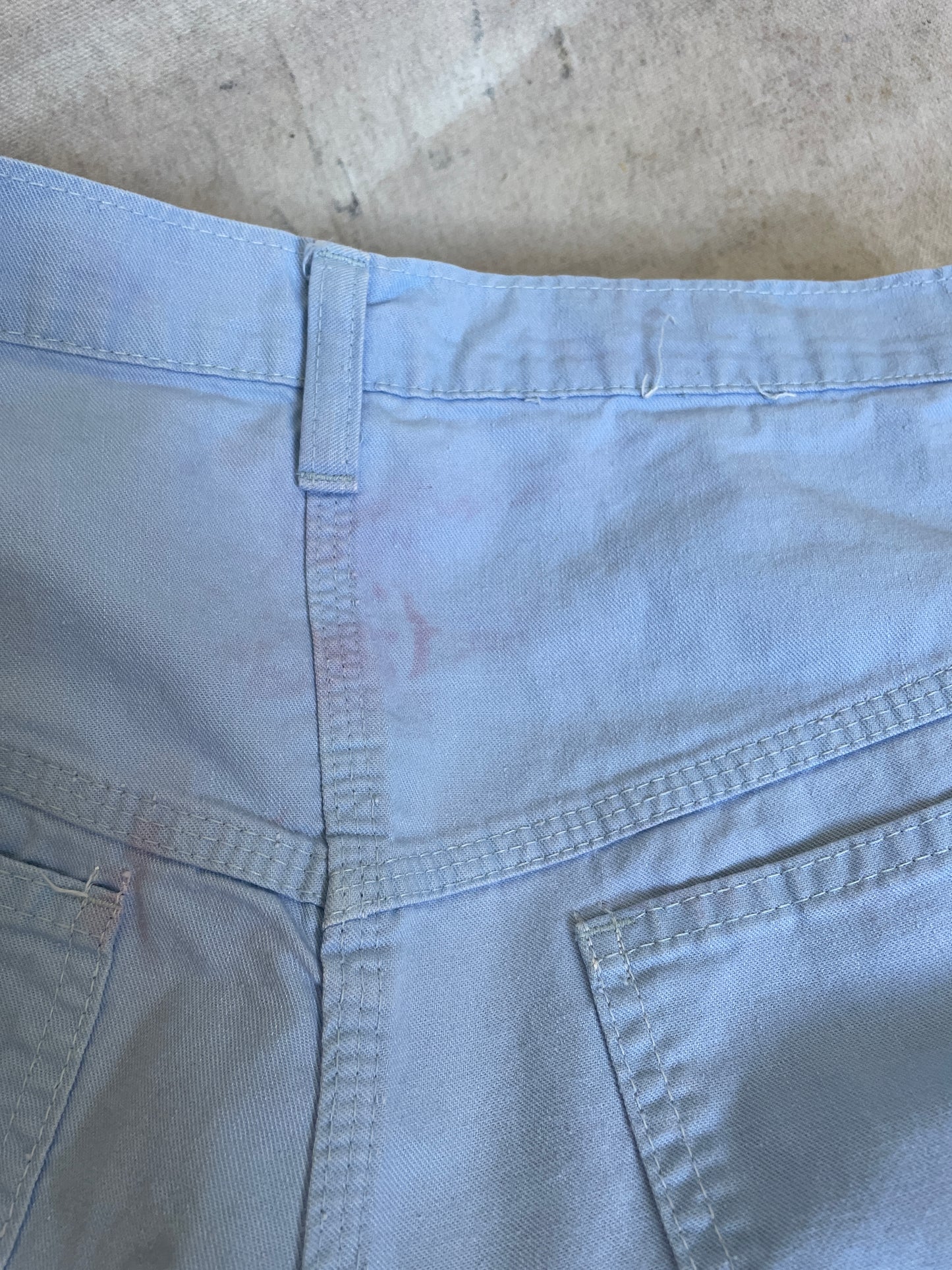 Vintage 80s DeeCee Pale Blue Carpenter Pants