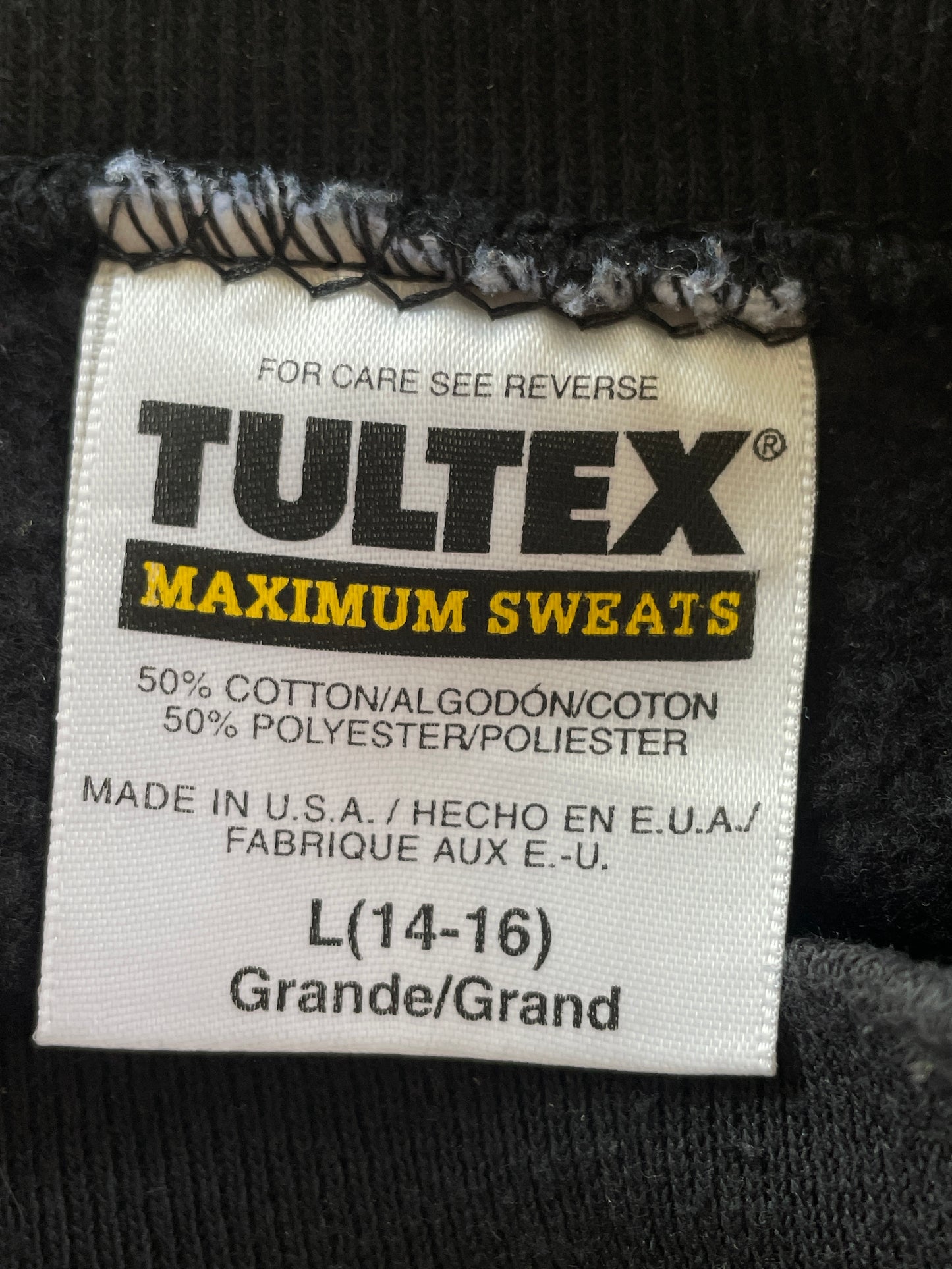 80s Blank Black Sweatshirt