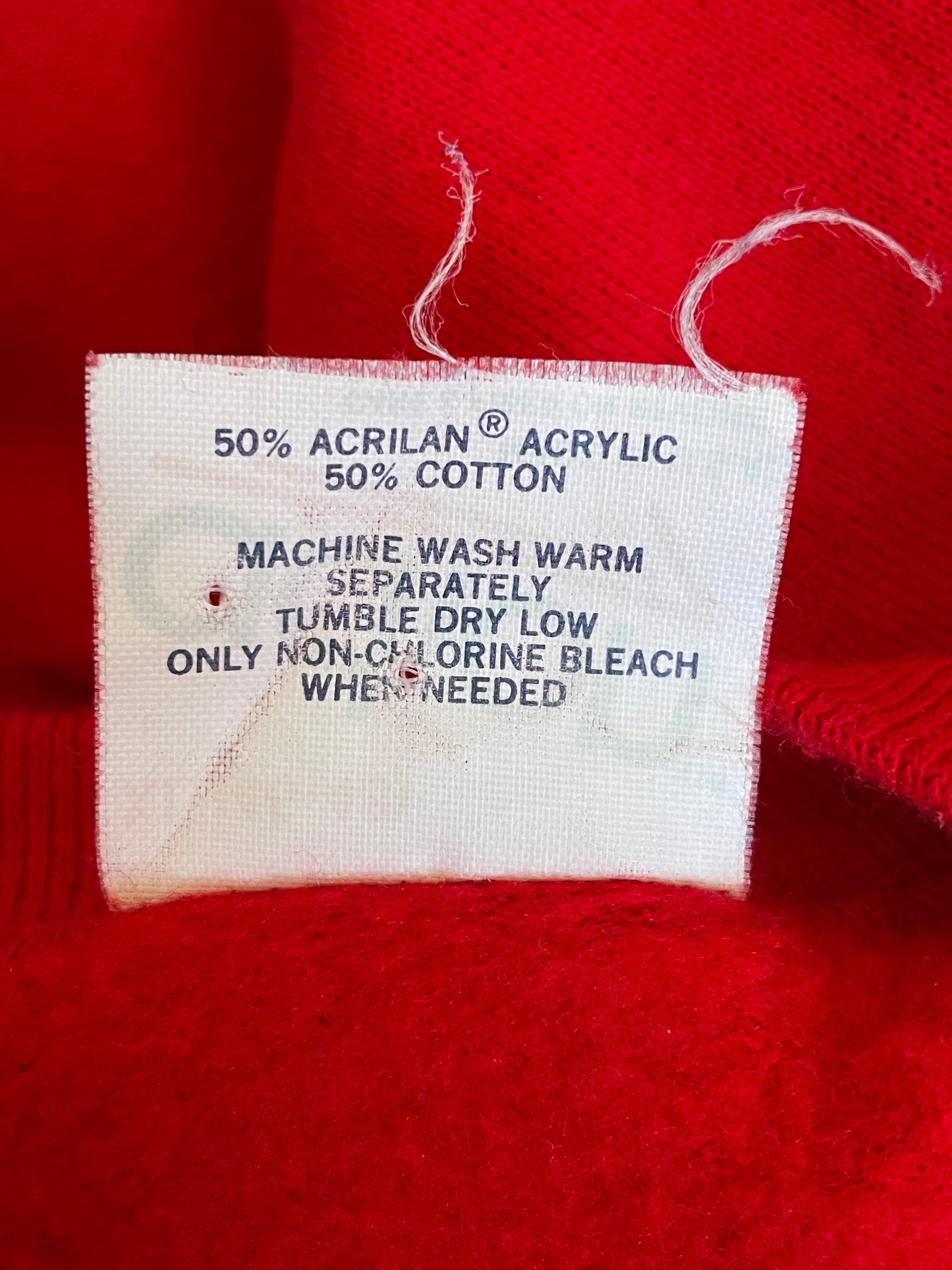 80s Blank Red Sweatshirt