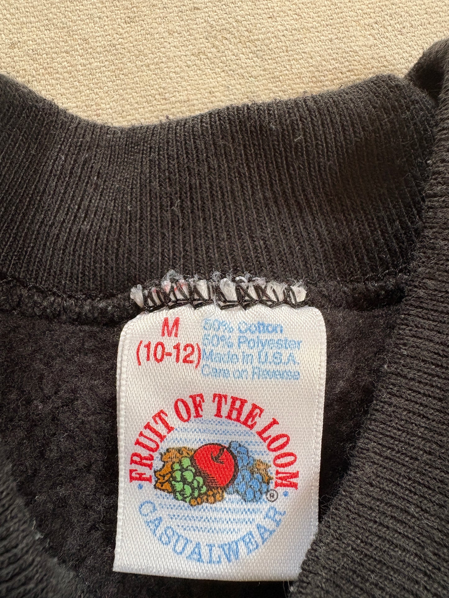 90s Blank Black Sweatshirt